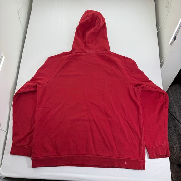 Wisconsin Badgers Hoodie Men's XL Under Armour Pullover Red College Sweatshirt - Picture 6 of 9